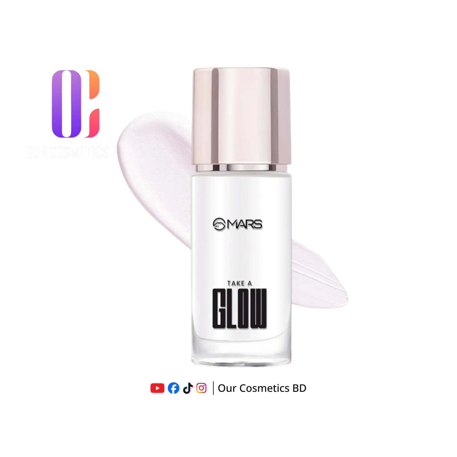 MARS Take A Glow Illuminating Primer + Strobe Cream-30gm