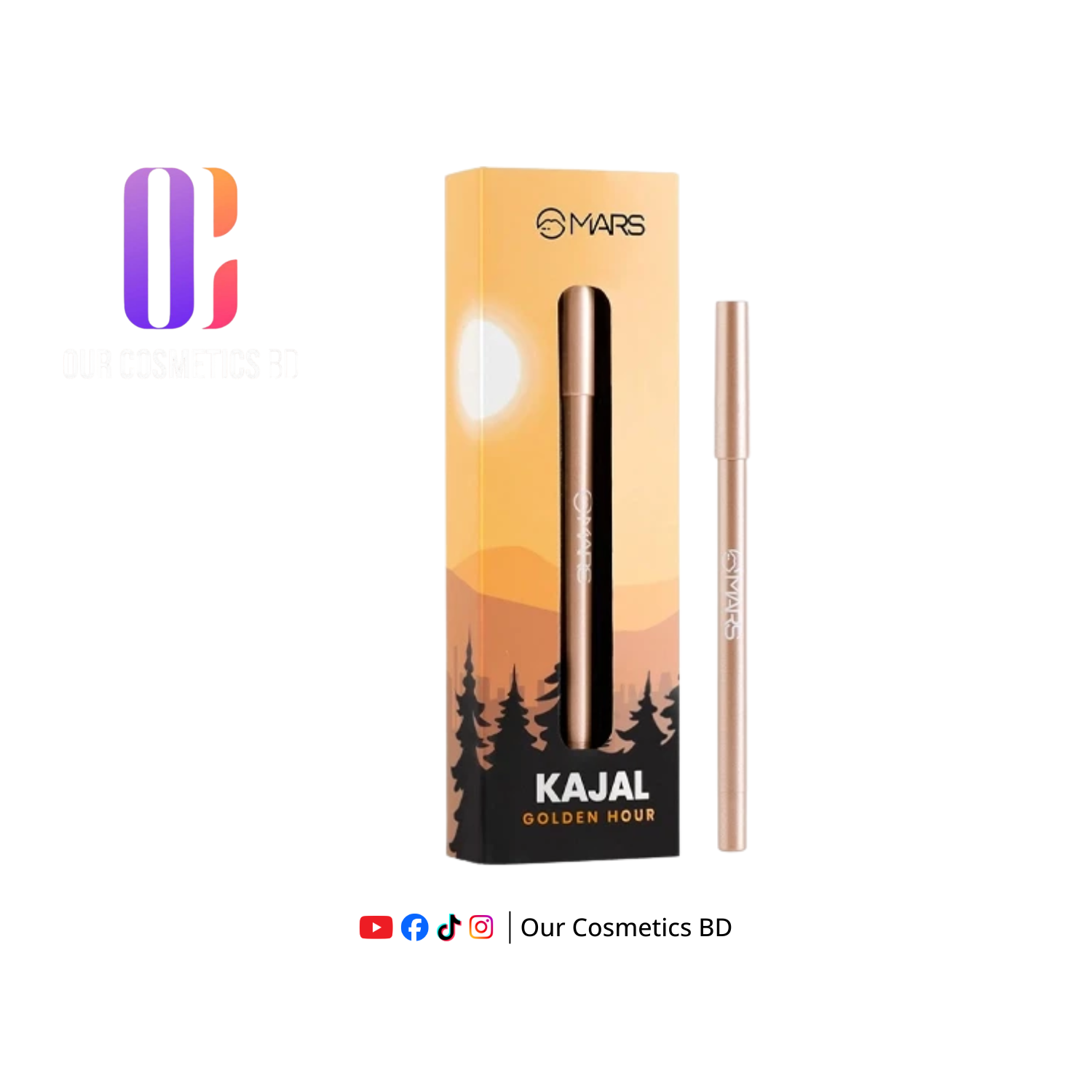 Mars Won't Smudge Won't Budge Smooth Glide Kajal
