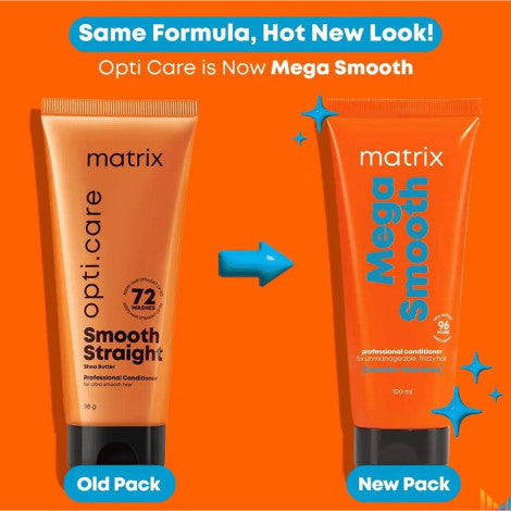 Matrix Mega Smooth Straight Shea Butter Professional Conditioner 98g