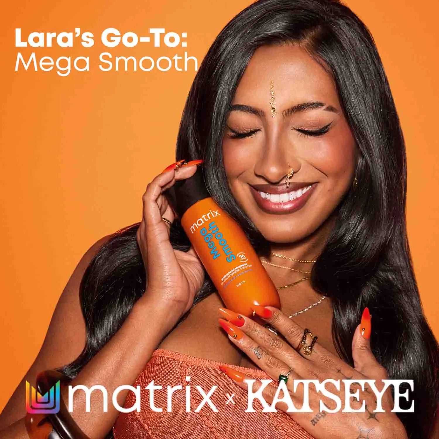 Matrix Mega Smooth Straight Shea Butter Split & Serum 100ml