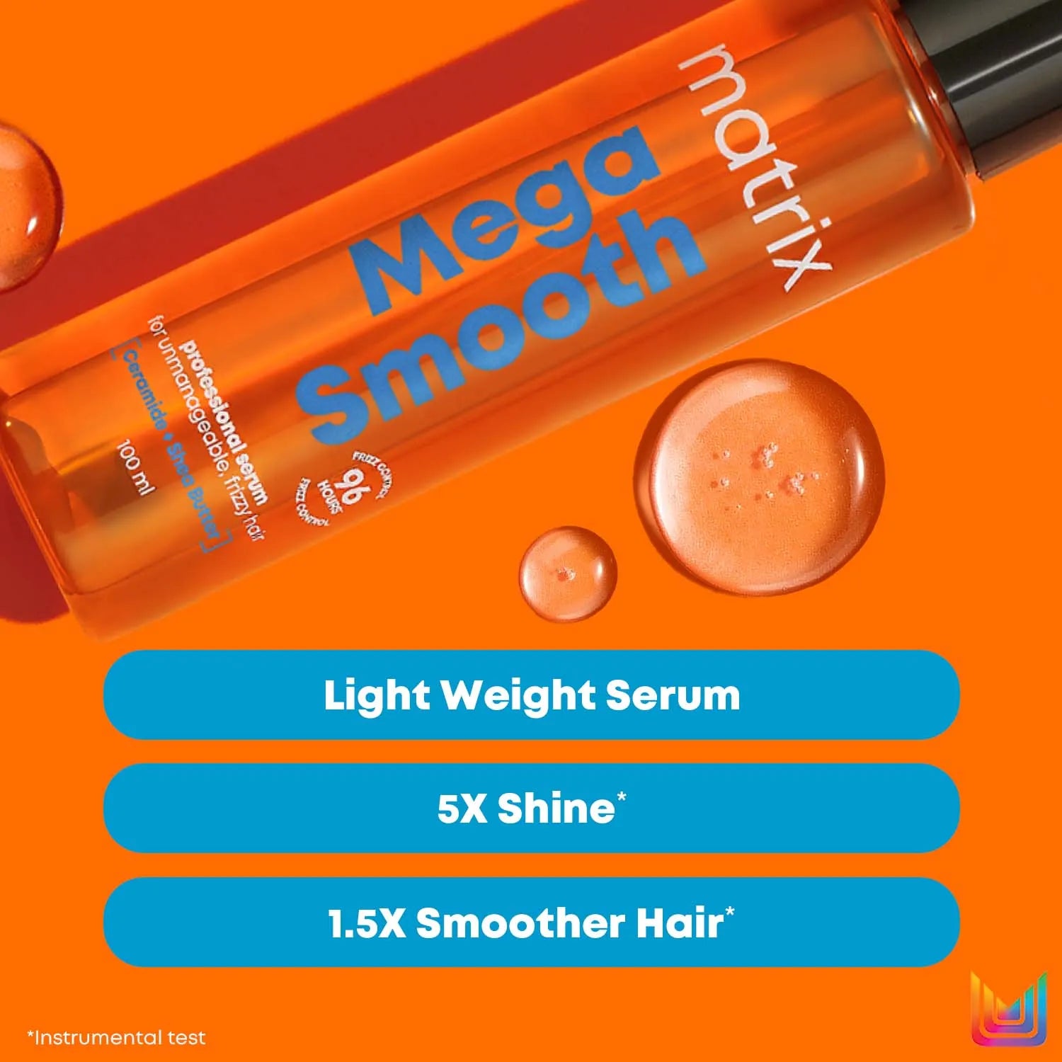 Matrix Mega Smooth Straight Shea Butter Split & Serum 100ml