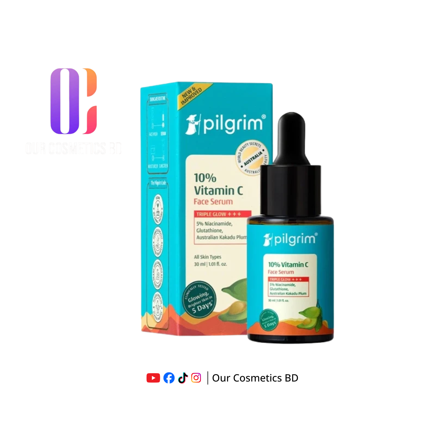 Pilgrim 10% Vitamin C Face Serum-30ml