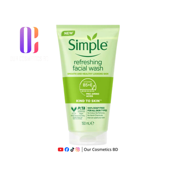 Simple Kind To Skin Refreshing Facial Wash 150ml