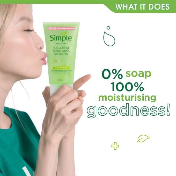 Simple Kind To Skin Refreshing Facial Wash 150ml