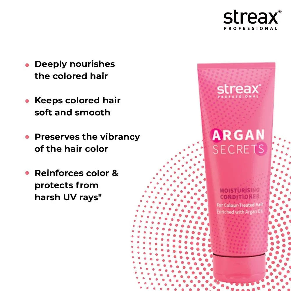 Streax Professional Argan Secrets Colour Protect Conditioner 240ml