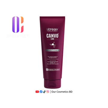 Streax Professional Canvo Line Conditioner For Keratin Treated And Straightened Hair 240gm