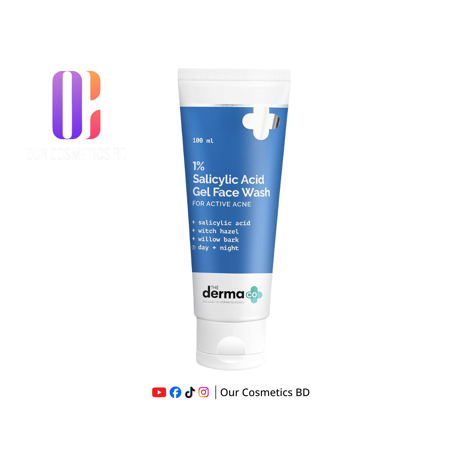 The Derma Co 1% Salicylic Acid Gel Face Wash 100ml