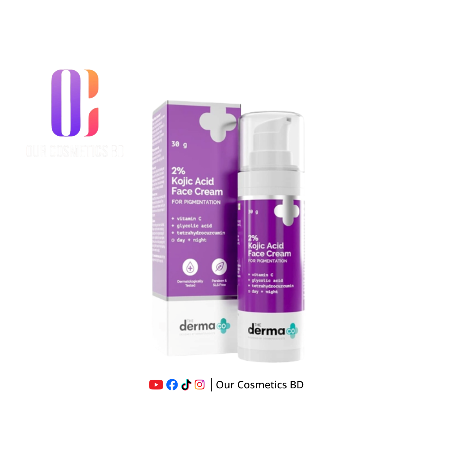 The Derma Co 2% Kojic Acid Face Cream 30g