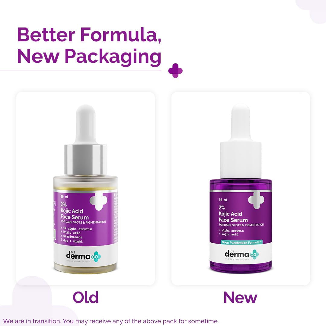 The Derma Co 2% Kojic Acid Face Serum with 1% Alpha Arbutin & Niacinamide 30ml