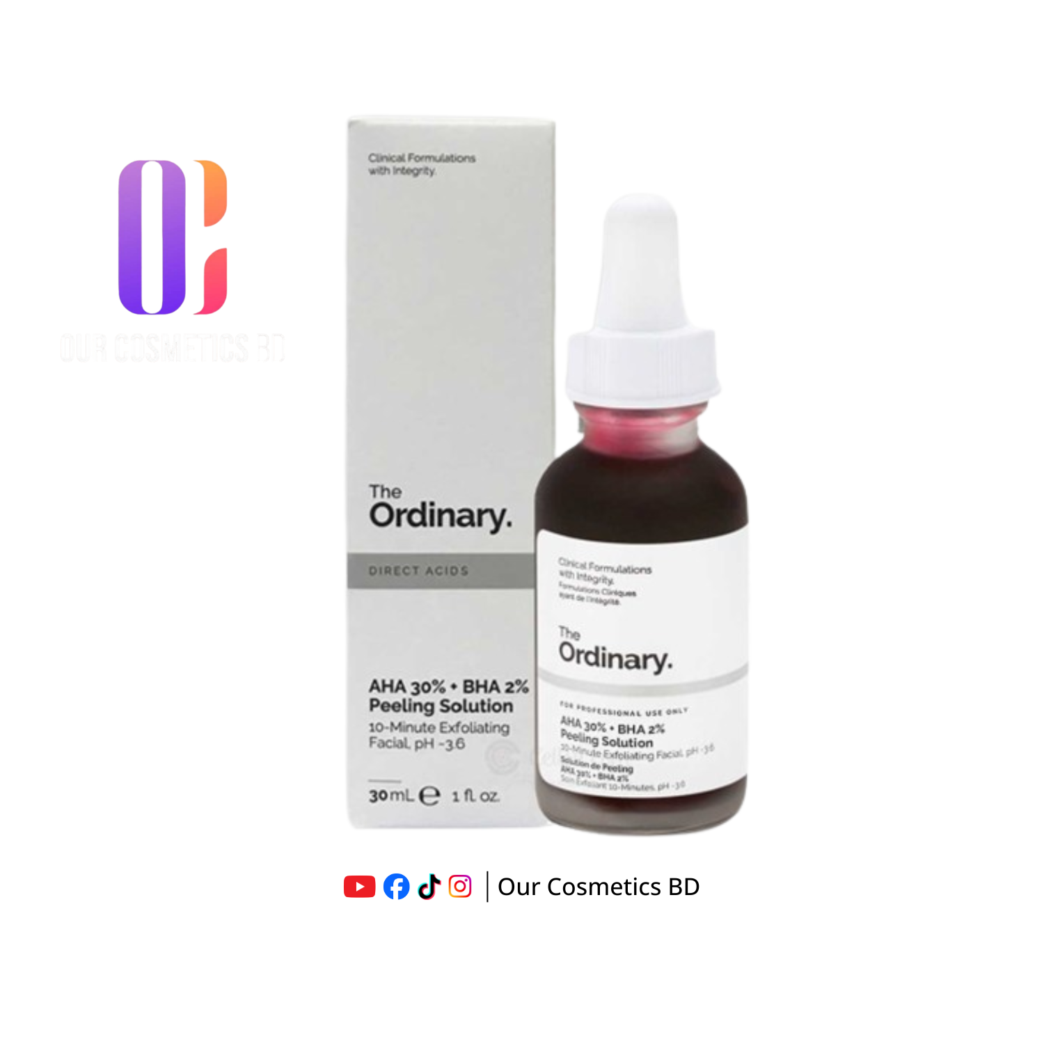 The Ordinary AHA 30%+ BHA 2% Peeling Solution 30ml