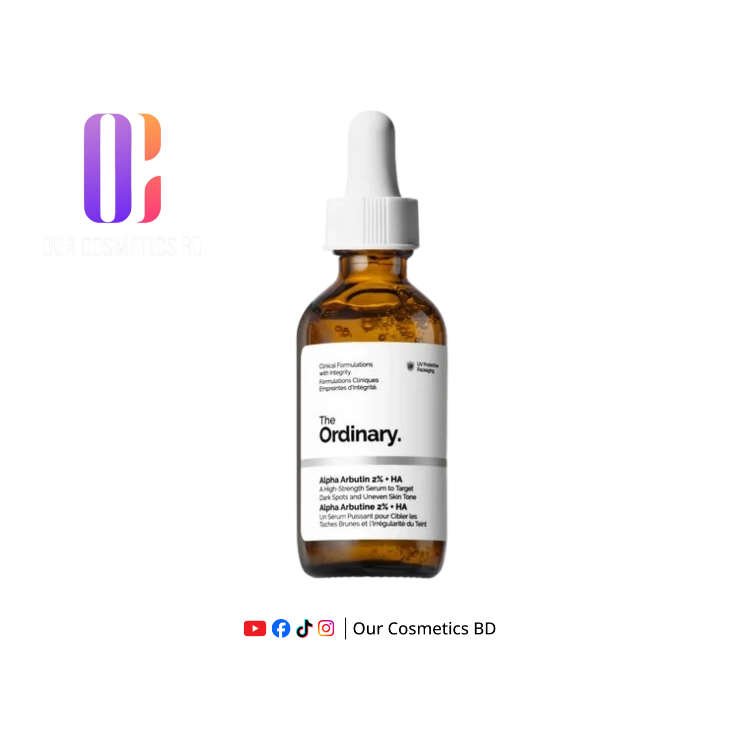 The Ordinary Alpha Arbutin 2% HA Serum 30ml