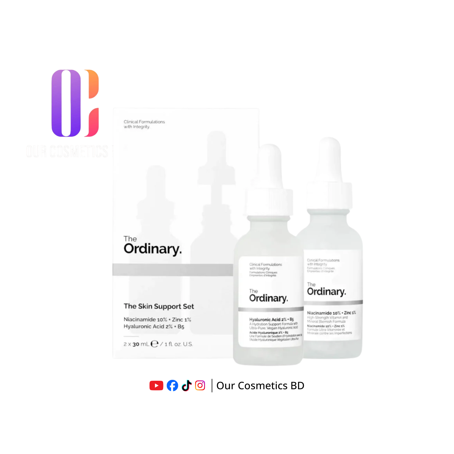 The Ordinary The Skin Support Set 30ml+30ml