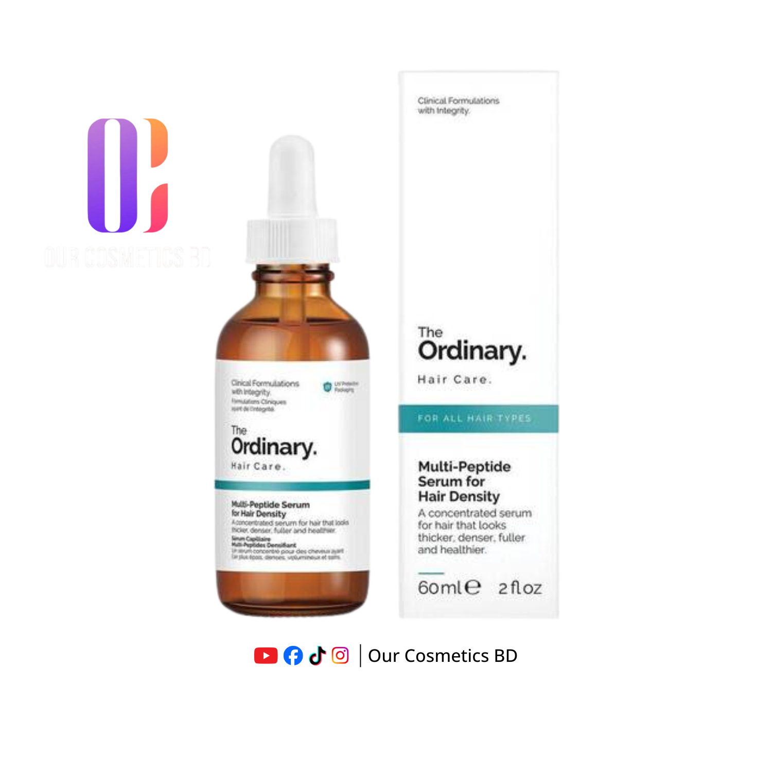 The Ordinary multi-peptide serum for hair density 60ml