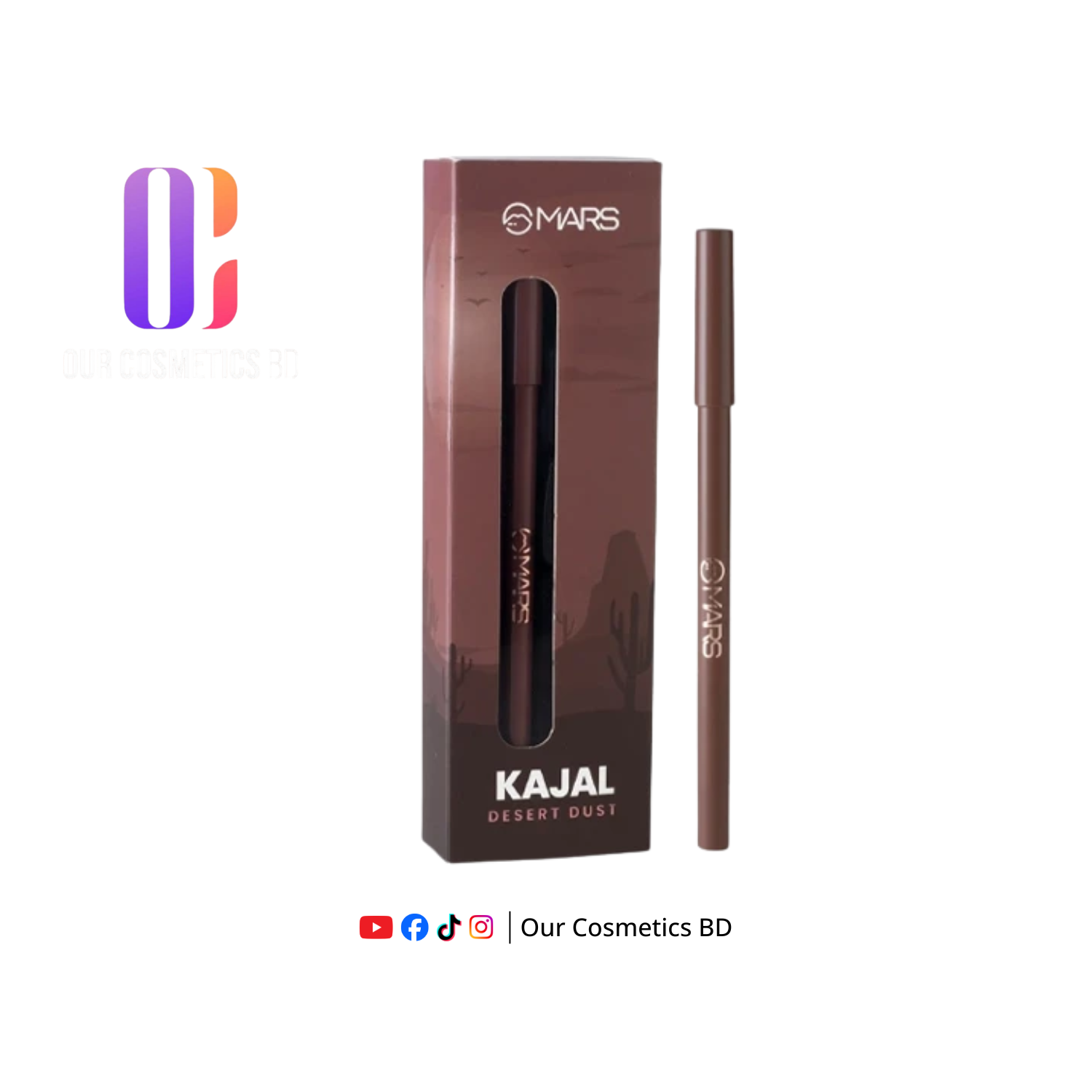 Mars Won't Smudge Won't Budge Smooth Glide Kajal