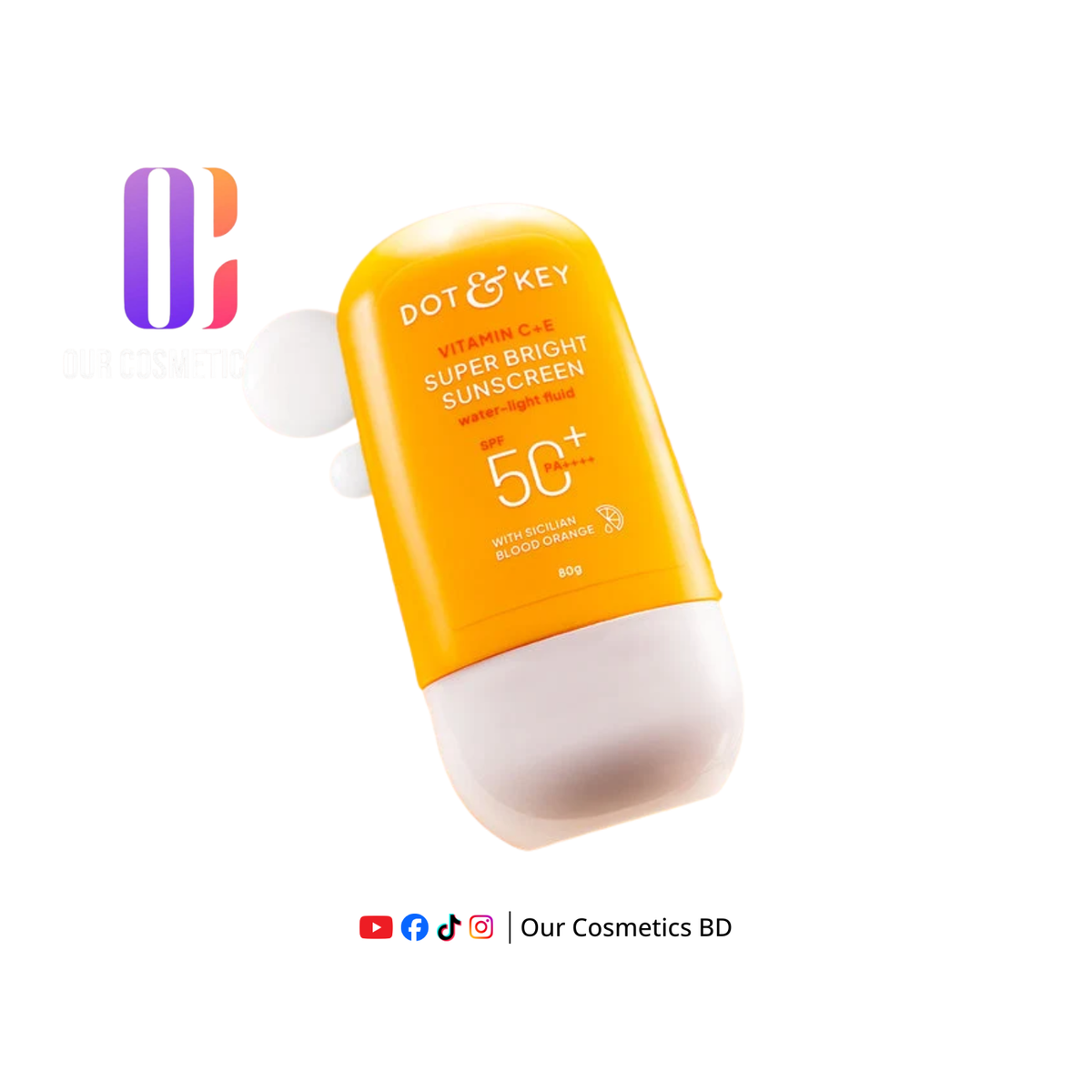 Dot & Key Vitamin C + E Sunscreen, SPF 50+ PA++++