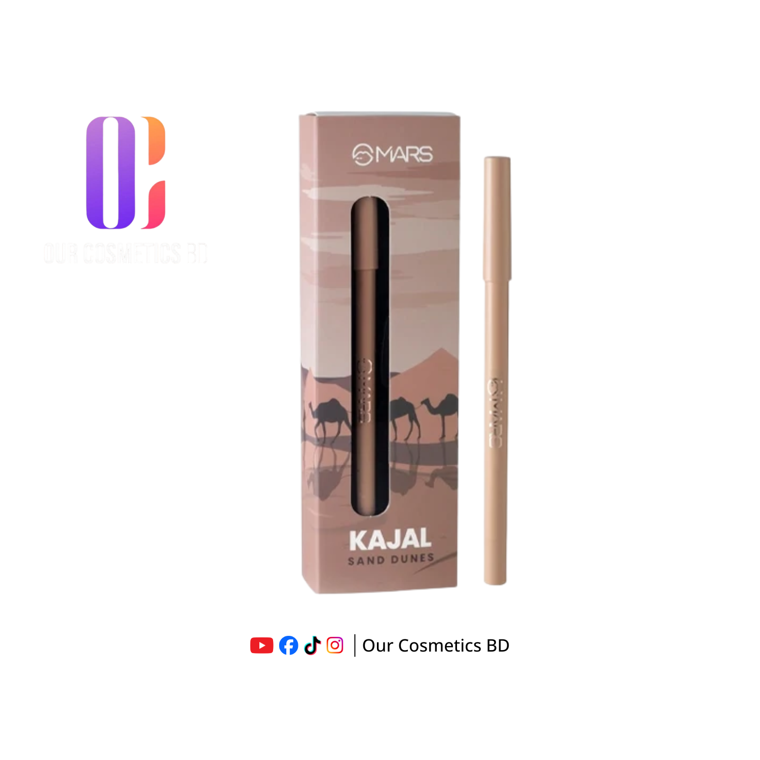 Mars Won't Smudge Won't Budge Smooth Glide Kajal