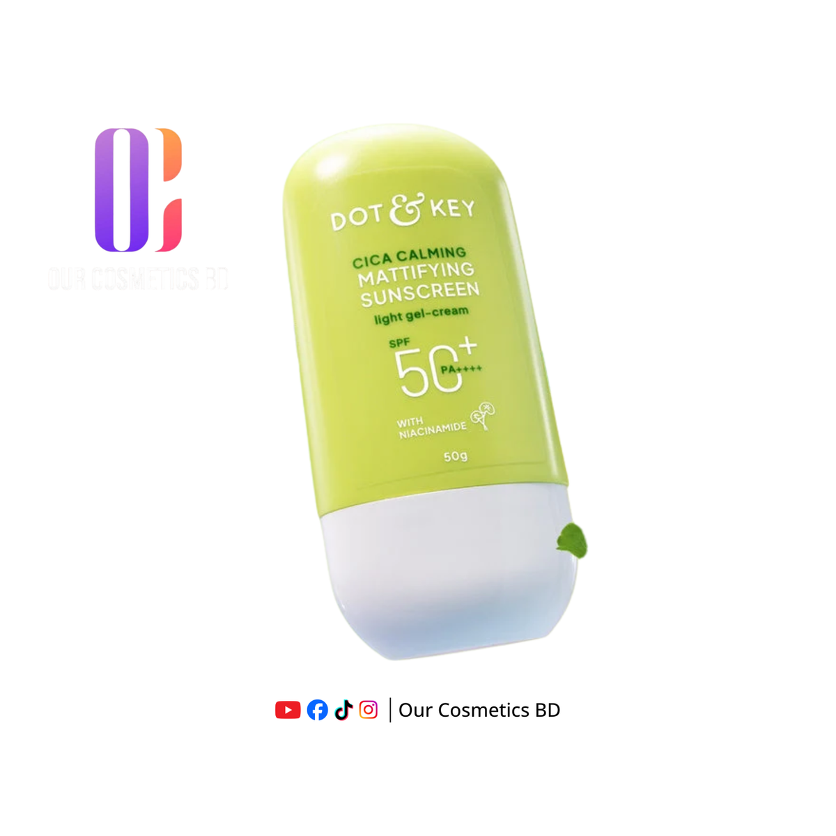 Dot & Key CICA Calming Mattifying Sunscreen SPF 50 PA++++