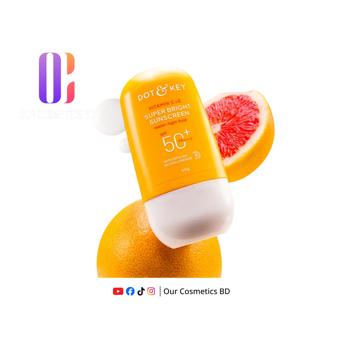 Dot & Key Vitamin C + E Sunscreen, SPF 50+ PA++++