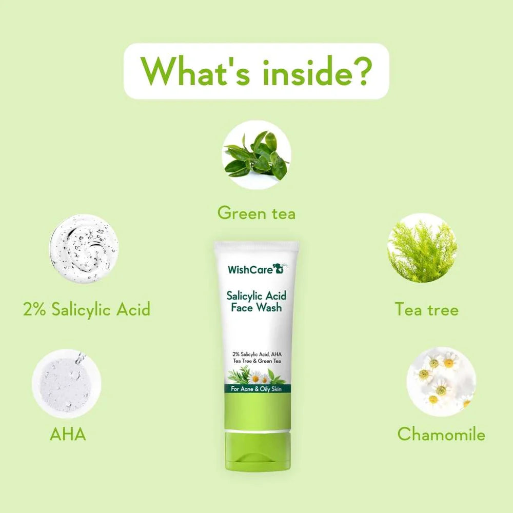 WishCare 2% Salicylic Acid Face Wash 100 ML