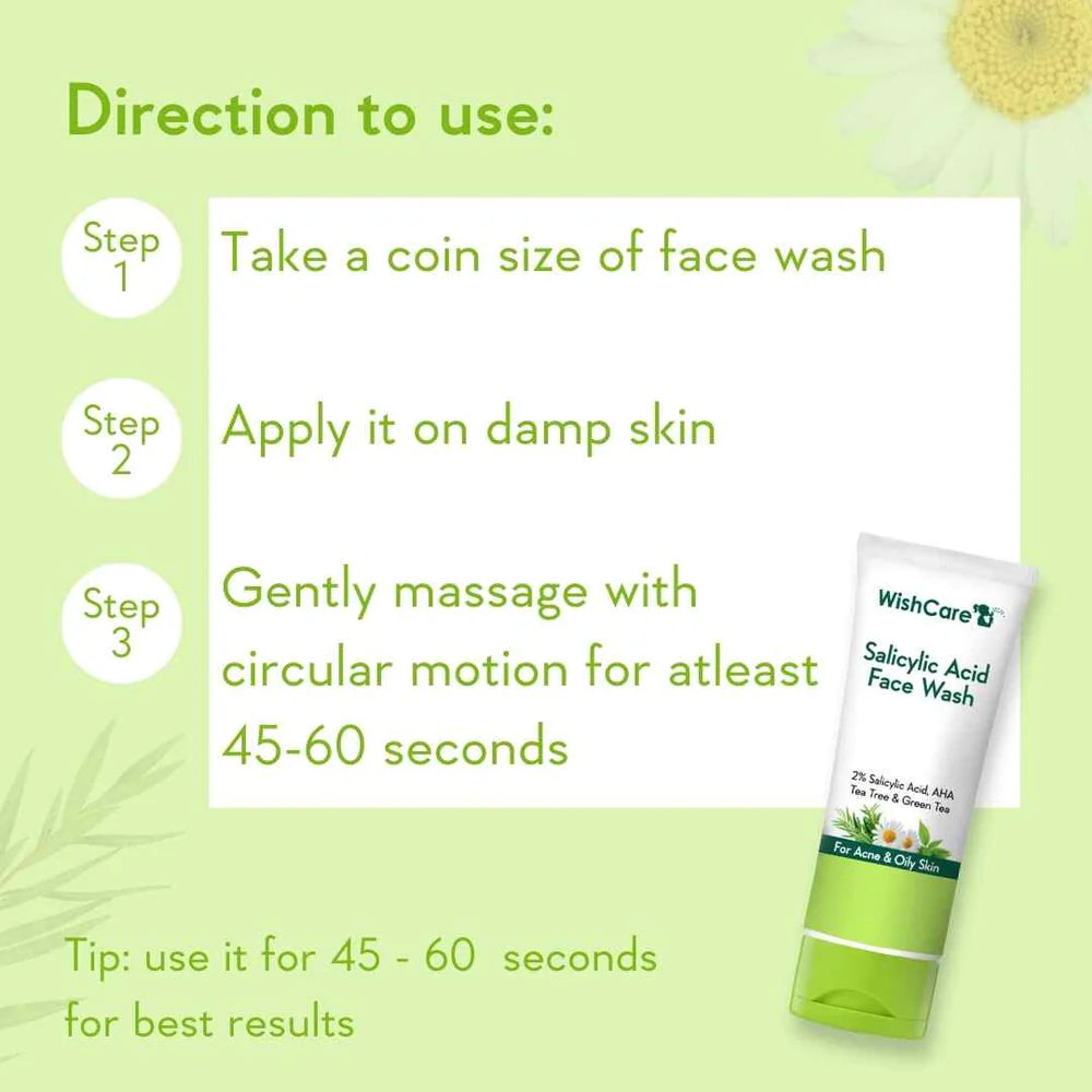 WishCare 2% Salicylic Acid Face Wash 100 ML