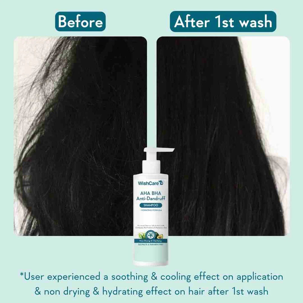 WishCare AHA BHA Anti-Dandruff Shampoo 250 ML