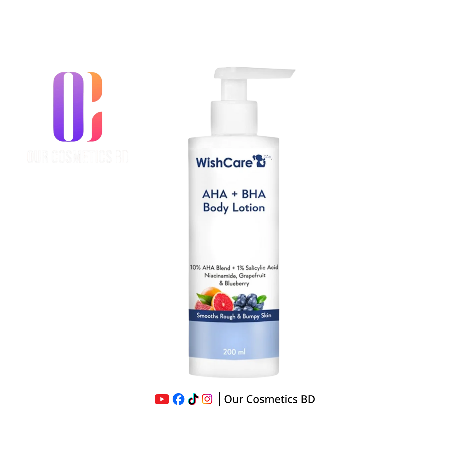 WishCare AHA + BHA Body Lotion 200 ML