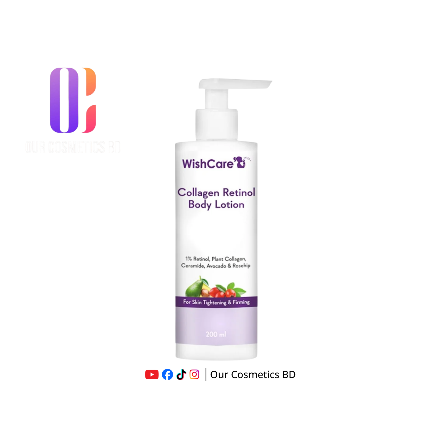 WishCare Collagen 1% Retinol Body Lotion 200 ML