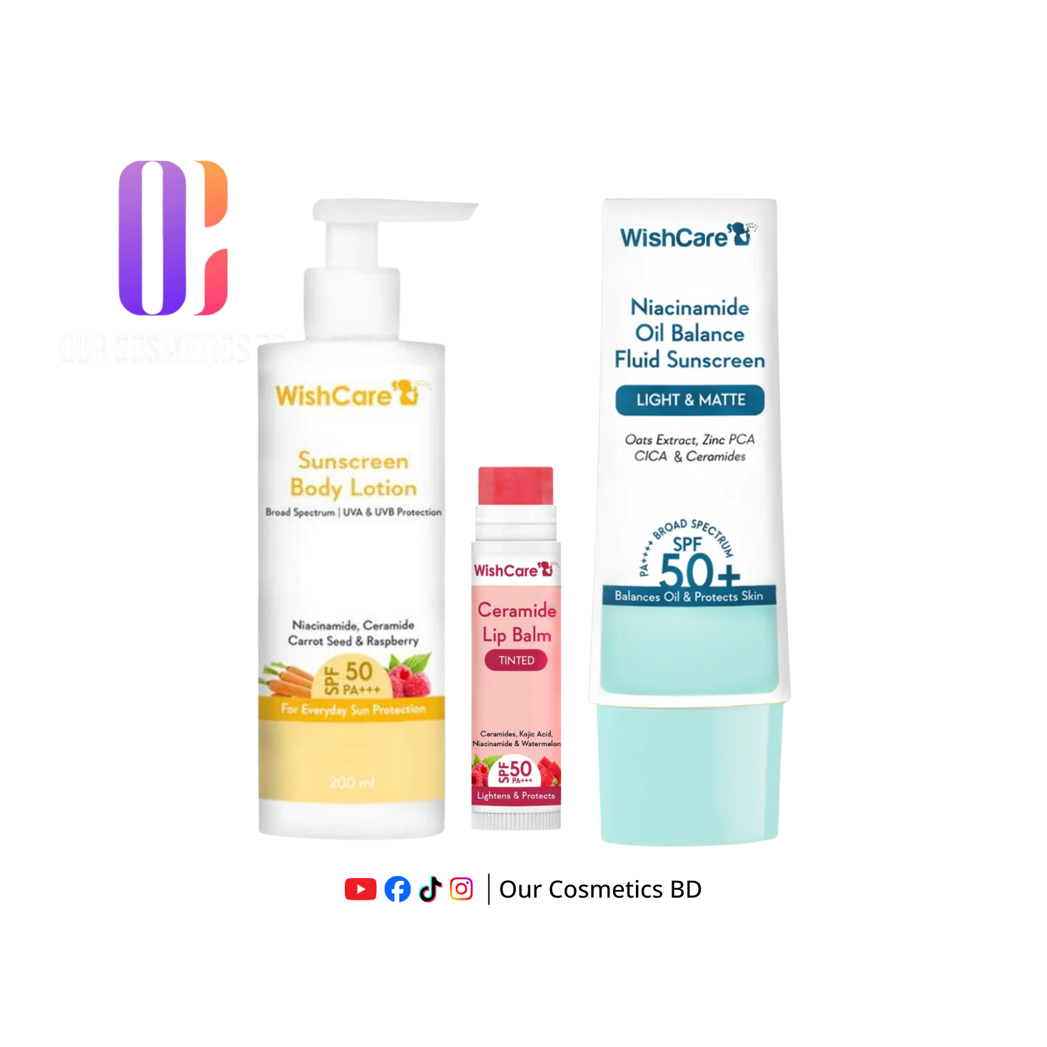 WishCare Head To Toe SPF50 SunCare Combo