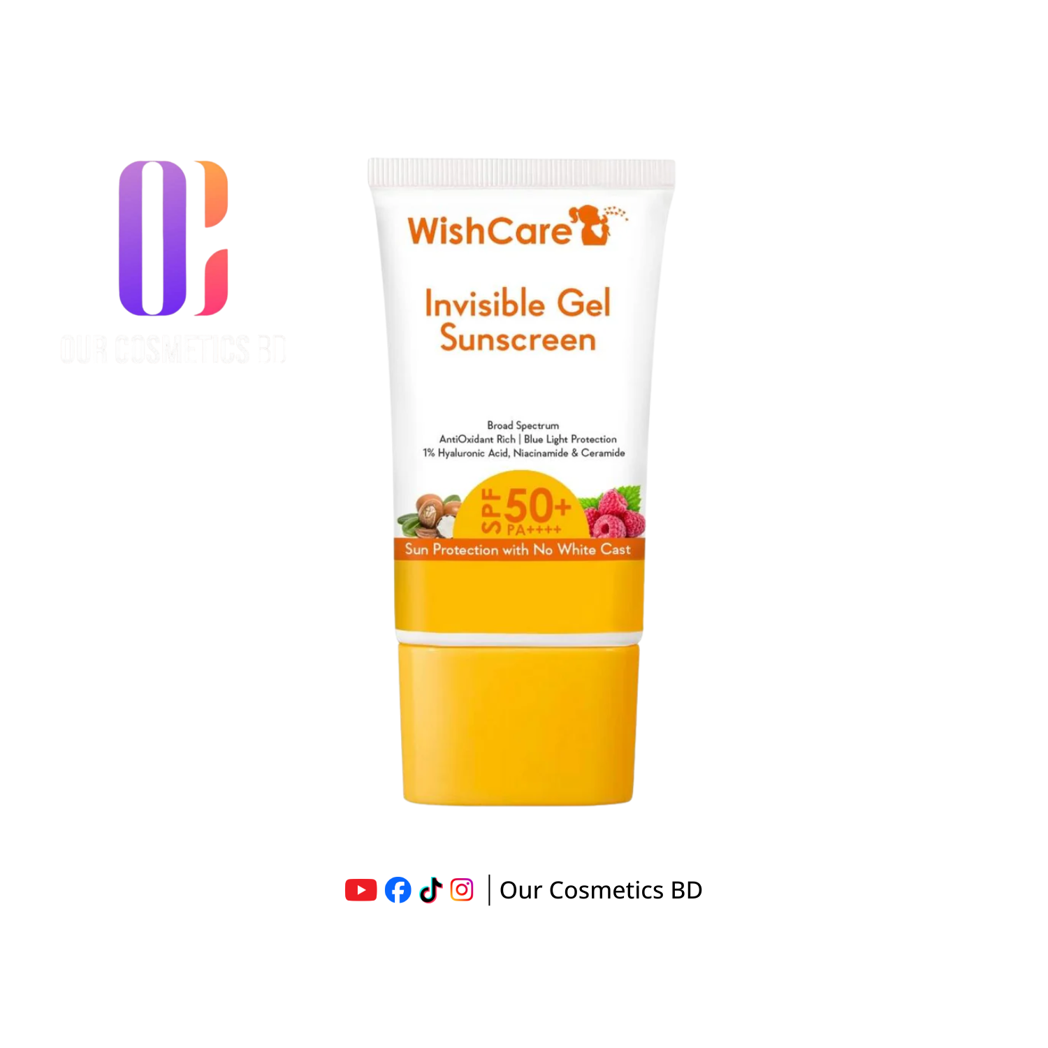 WishCare Invisible Gel Sunscreen SPF 50-50g