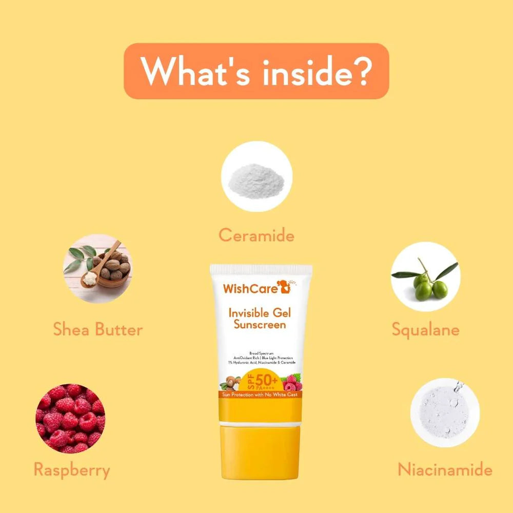 WishCare Invisible Gel Sunscreen SPF 50-50g