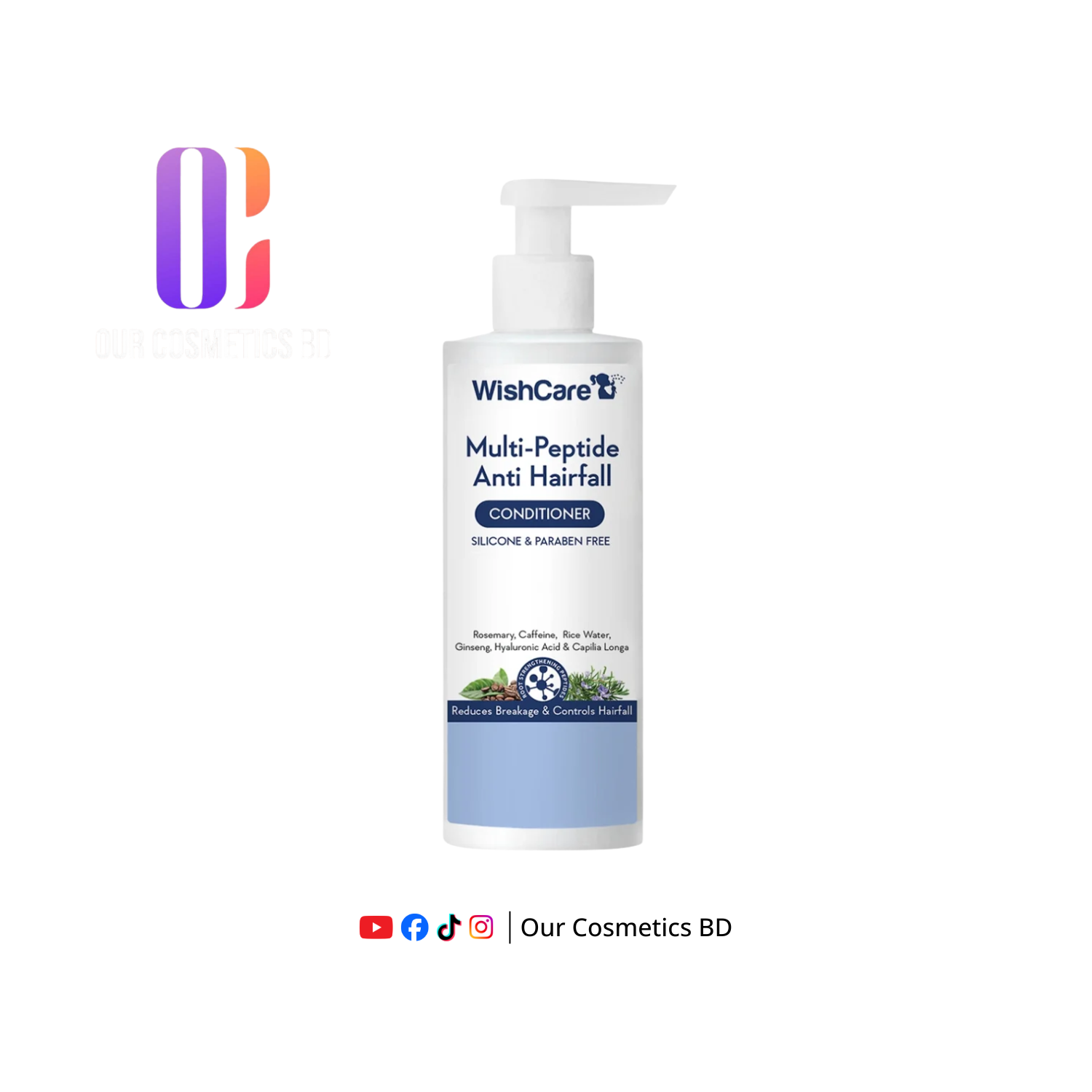 Multi-Peptide Anti Hairfall Conditioner  With Rosemary 200 ML