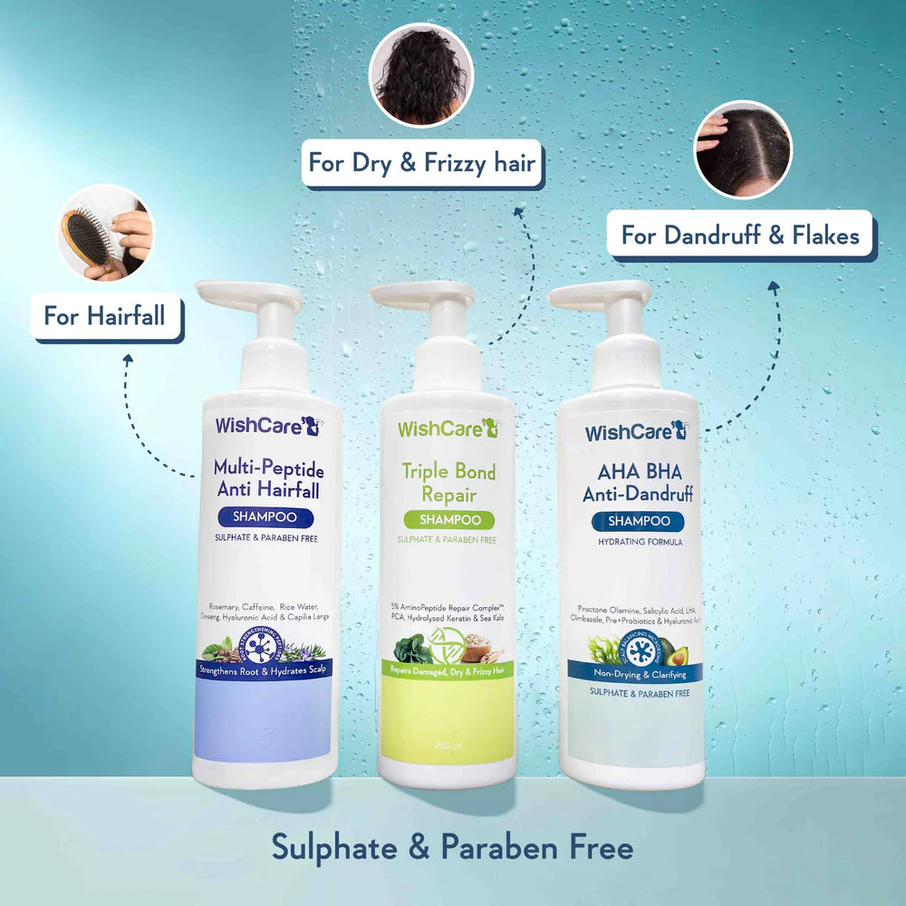 WishCare Multi-Peptide Anti Hairfall Shampoo 250 ML