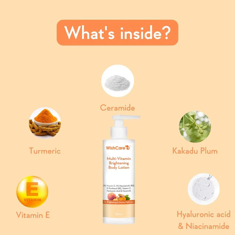 WishCare Multi Vitamin Brightening Body Lotion 200 ML