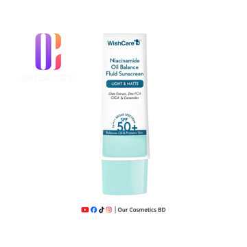 WishCare Niacinamide Oil Balance Fluid Sunscreen | SPF50 PA++++ 50 ML