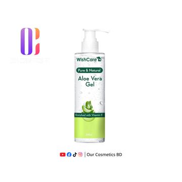 WishCare Pure Aloe Vera Gel with Vitamin E- 200gm