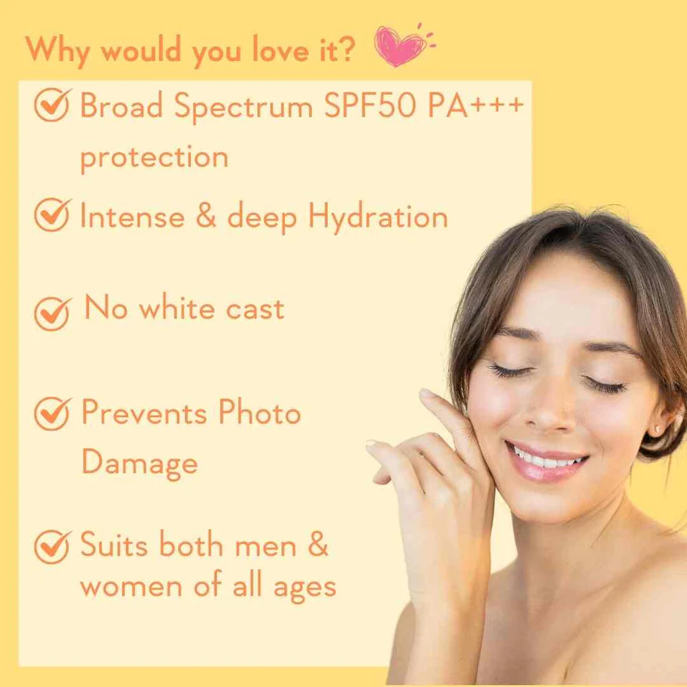 WishCare SPF 50 Sunscreen Body Lotion PA+++ 200 ML