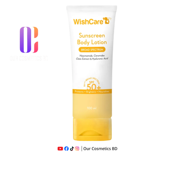 WishCare Sunscreen Body Lotion SPF50 PA+++ 100 ML