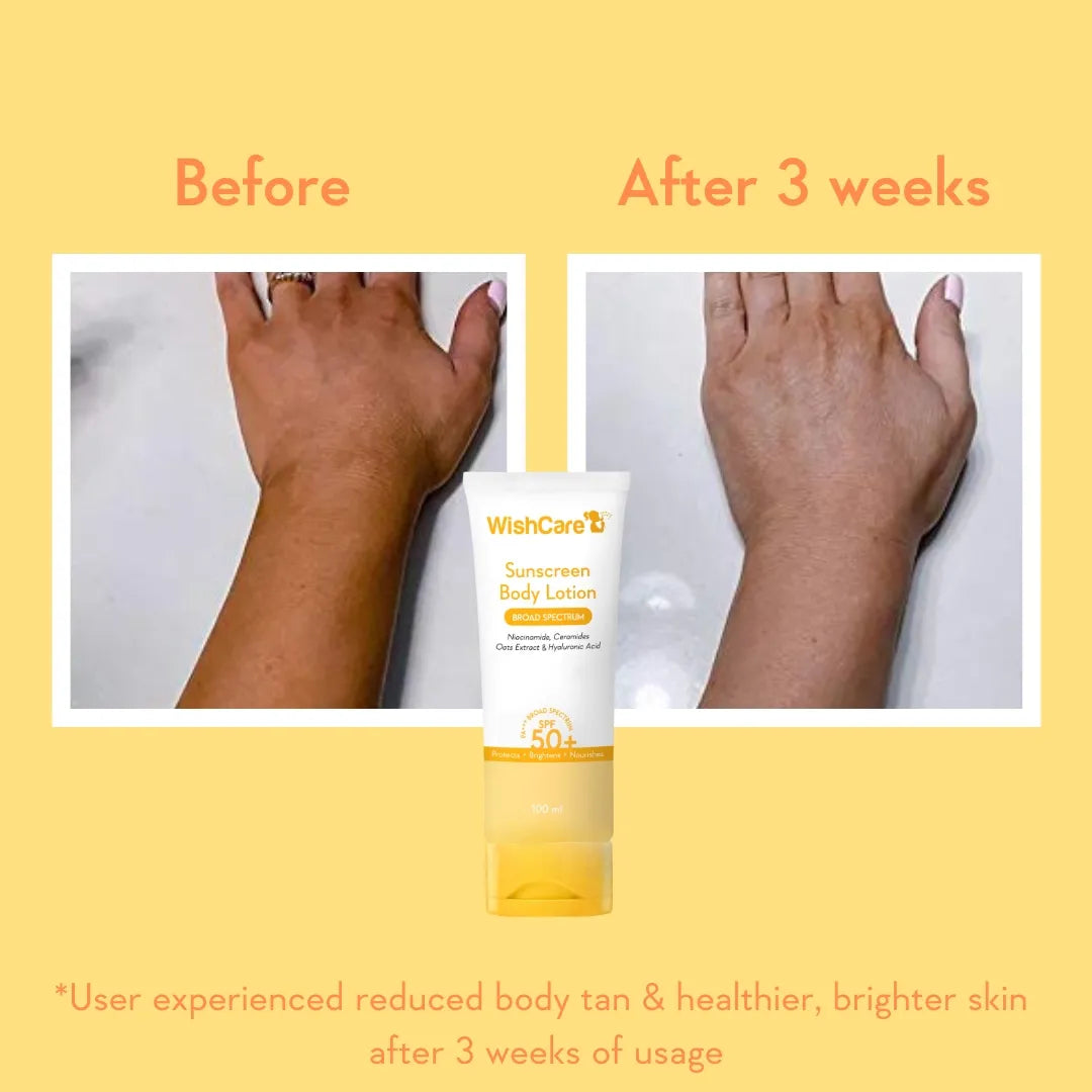 WishCare Sunscreen Body Lotion SPF50 PA+++ 100 ML