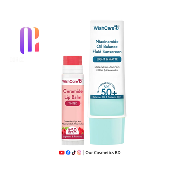 Wishcare Sunscreen Duo For Face & Lips Combo