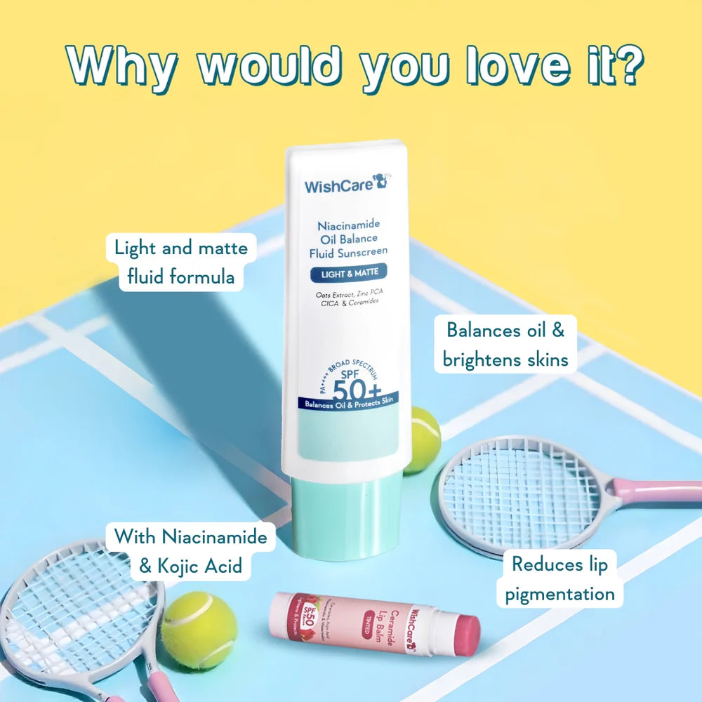 Wishcare Sunscreen Duo For Face & Lips Combo