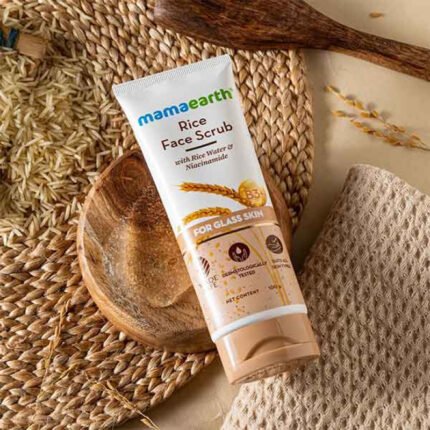Mamaearth Rice Water Face Wash with Niacinamide for Glass Skin - 100ml