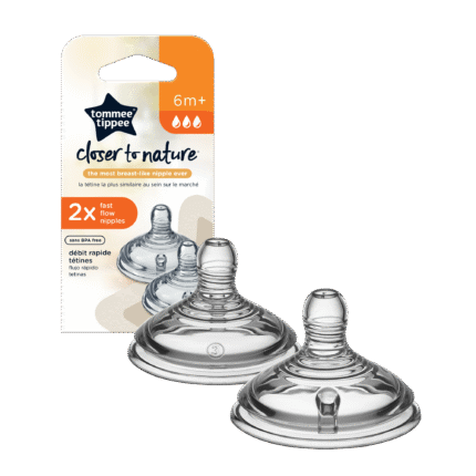 tommee tippee Closer to nature Bottle nipple Flow Pack Of 2
