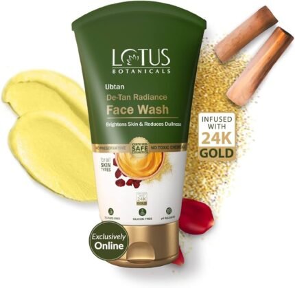 Lotus Ubtan De-Tan Radiance Face Wash 100ml