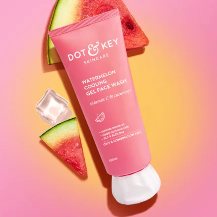 Watermelon + Vitamin C Gel Face Wash for Glowing Skin 100 ml