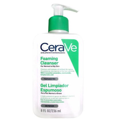Cerave Foaming Cleanser For Normal To Oily Skin – 236ml