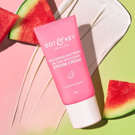 Dot and Key Watermelon Fresh Spotlight Strobe Cream 30ml Natural Glam for All Skin Types
