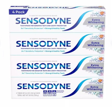 Sensodyne Extra Whitening Toothpaste 4 Pack Combo