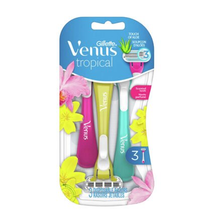 Gillette Venus Tropical Razors – 3Pcs