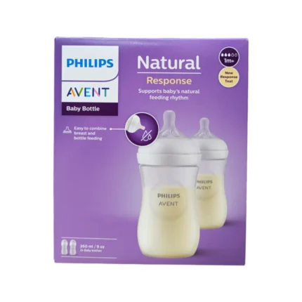 Philips Avent Natural Feeding Bottle (Twin Pack) 260ml