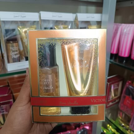 Victorias Secret bare vanilla 75 ml set {lotion+mist}